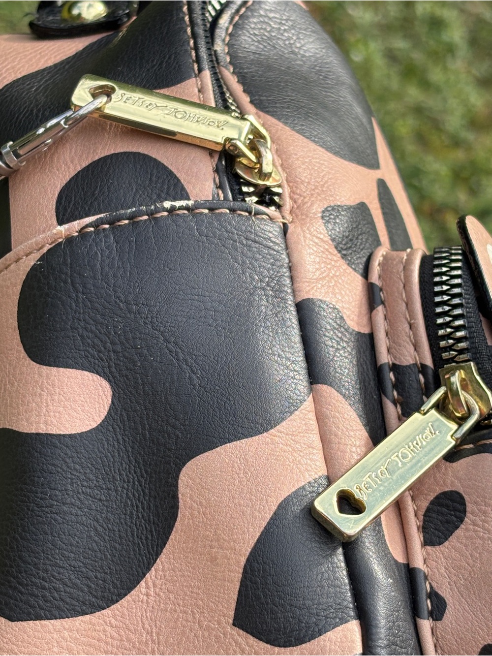 Betsey Johnson Leopard Kids Mini Backpack - Picture 16 of 17